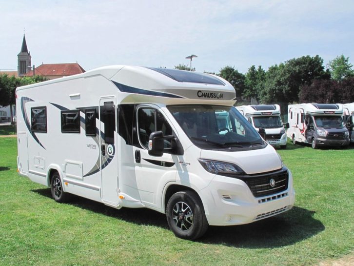 Chausson 711 Travel Line parked on grass