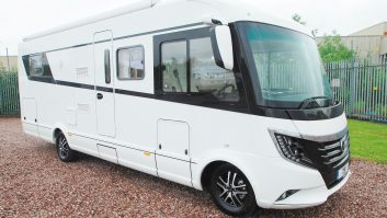 The 2016 Niesmann+Bischoff Arto 79F is priced from £88,782 OTR – the model pictured costs £114,583