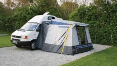 Swift Kon-Tiki 694 with canopy awning