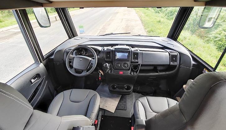 The Itineo's Peugeot Boxer cab