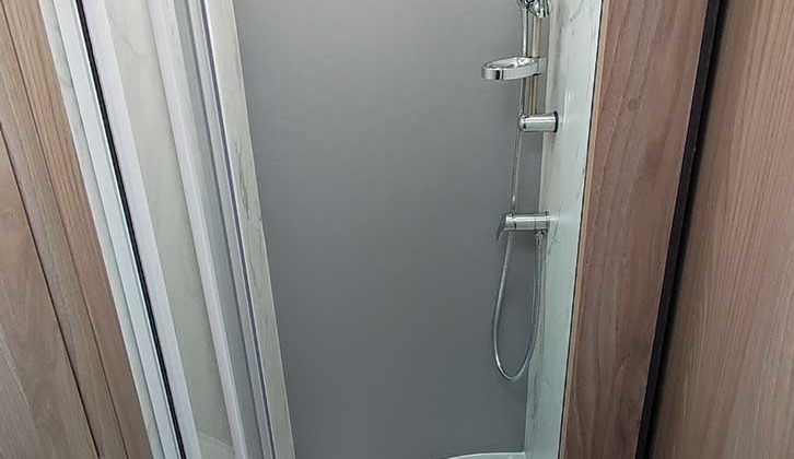 Shower with plenty of headroom