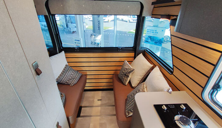 Interior shot of Hymer Venture S